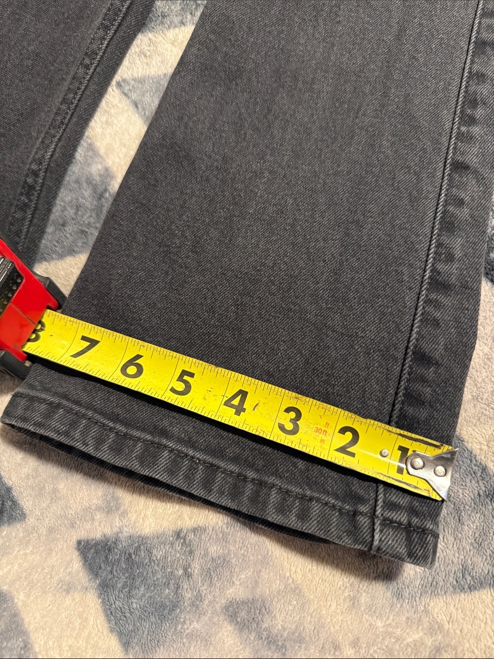 Hollister Black Flare Jeans - High-Rise Wide Leg kit girl woman - Picture 3 of 6